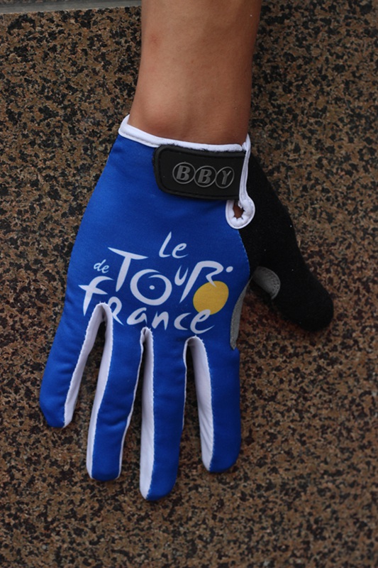Tour de France Guante de bicicletas azul